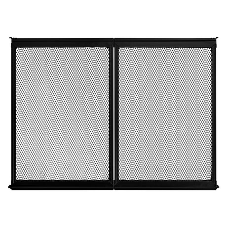 VEVOR RV Screen Door Protector, 673.1 x 508 mm Door Grille, Easy to Install and Disassemble, Reinforced Breathable Protective Mesh, Aluminum Alloy Camper RV Entry Protector for Pet Protection, Black