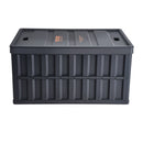 VEVOR Collapsible Storage Bins with Lids, 65L 3 Packs, Folding Plastic Stackable Utility Crates with Handles, Large Heavy Duty Containers for Clothes, Toys, Books, Snack, Shoes, and Grocery Organizing
