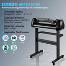 VEVOR Vinyl Cutter Machine, 34inch Cutting Plotter, Offline Cutting Machine Kit Mobile Bluetooth, Precise Roller Shaft High Accuracy Adjustable Speed & Force, DIY SignMaster Software Blade for Windows