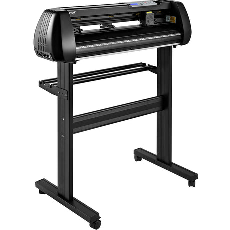 VEVOR Vinyl Cutter Machine, 34inch Cutting Plotter, Offline Cutting Machine Kit Mobile Bluetooth, Precise Roller Shaft High Accuracy Adjustable Speed & Force, DIY SignMaster Software Blade for Windows