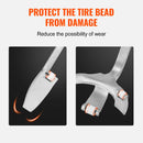 VEVOR Tire Mount Demount Tool, 571-622 mm Manual Steel Tire Changer Mount Demount Removal Tool, with Extra Bead Holder, Tubeless Truck Bead Breaker, 3 PCS Tire Changing Tools, Orange