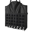 Hay Bag for Horses, 55 x 18.5 x 64 cm, 46 x 46 mm Holes, Premium Nylon Construction with PVC Waterproof Coating, Adjustable Hanging Straps and Metal Hooks, Slow Feed Hay Bag for Horses