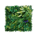 VEVOR Artificial Grass Wall Panels, 8 PCS 20 x 20 inch, 3D Combination Greenery Boxwood  Panel for Indoor Outdoor Green Decor & Ivy Fence Covering, Privacy Backdrop Wall Hedge Screen for Garden