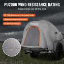 Truck Bed Tent, 6.4'-6.7' Pickup Truck Tent with Rain Layer and Carry Bag, Waterproof PU2000mm Double Layer Truck Tent, Accommodate 2-3 Person, for Camping Traveling Outdoor Activities