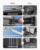 VEVOR Diesel Heater, 8KW, DC 12V/24V, All in One Portable Diesel Air Heater with Bluetooth APP Control, Remote Control and LCD Screen, Trolley Design, 5 L Fuel Tank for Trucks, Vans, RVs, Campers