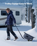 VEVOR Diesel Heater, 8KW, DC 12V/24V, All in One Portable Diesel Air Heater with Bluetooth APP Control, Remote Control and LCD Screen, Trolley Design, 5 L Fuel Tank for Trucks, Vans, RVs, Campers