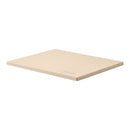 Pizza Stone, 406 x 355 mm Rectangular Cordierite Pizza Stone, Extra Large Baking-Stone with Scraper, 15 mm Thick Heat-Resistant Cordierite, for Kitchen Oven, Baking Bread & Pizzas, BBQ Grilling