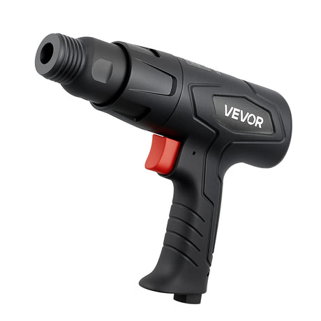 VEVOR Air Hammer, 2500-2700BPM Pneumatic Hammer with 70mm Stroke & 4PCS 170mm Long Barrel Chisels, Pistol-Grip Compact Air Chisel Pneumatic Shovel Tool for Cutting Scraping Demolishing