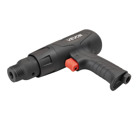 VEVOR Air Hammer, 2500-2700BPM Pneumatic Hammer with 70mm Stroke & 4PCS 170mm Long Barrel Chisels, Pistol-Grip Compact Air Chisel Pneumatic Shovel Tool for Cutting Scraping Demolishing