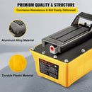 VEVOR Air Hydraulic Pump, 10,000 PSI Hydraulic Foot Pump, 0.6 Gal Reservoir Foot Operated Air/Hydraulic Pump, with Hose and Spray Gun for Heavy Machinery Rigging, Auto Repair, Auto Body Frame Machines