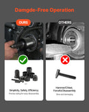 VEVOR Wheel Bearing Press Kit, 23 PCS FWD Bearing Puller Tools, for Front Wheel Drive Bearing Removal and Installation, Wheel Bearing Tool with Sliding Screw, Bushings, Sleeve Plates, Storage Case