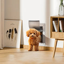 VEVOR Pet Door, 31.2 x 43.5 cm Metal Frame with Lock and 3-Flap System, Weatherproof Doggy Door, Easy to Install in Interior or Exterior Walls, Pet Door Suitable for Cat Doggie Kitties (White-Medium)
