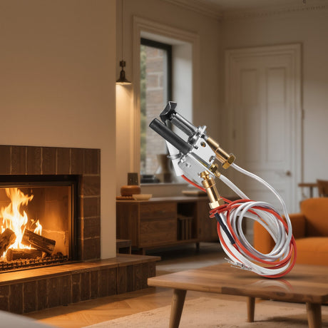 VEVOR Gas Pilot Assembly, OE 446-512A, HSRV 446-512A, SRV 446-512A Fireplace Gas Pilot Assembly Kit, Natural Gas Ignition Replacement, Compatible with Heat & Glo, Heatilator, Lennox, Regency Models