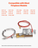 VEVOR Gas Pilot Assembly, OE 103779-01, PP231, NG8218 Fireplace Natural Gas Ignition Replacement, Compatible with CIVF-25, CIVF-25CF, VFH-33M, VFH-33R, VFH-33T, VFHS-20R, VFSR-16, VFSR-18 Models