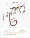 VEVOR Gas Pilot Assembly, OE 103779-01, PP231, NG8218 Fireplace Natural Gas Ignition Replacement, Compatible with CIVF-25, CIVF-25CF, VFH-33M, VFH-33R, VFH-33T, VFHS-20R, VFSR-16, VFSR-18 Models