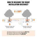 Ninja Warrior Obstacle Course for Kids, 15.24 m Weatherproof Slacklines, 500lbs Weight Capacity Monkey Line, Outdoor Playset Equipment, Backyard Toys Training Equipment Set with 10 Obstacles