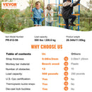 Ninja Warrior Obstacle Course for Kids, 2 x 17m Weatherproof Slacklines, 227kg Weight Capacity Monkey Line, Outdoor Playset Equipment, Backyard Toys Training Equipment Set with 12 Obstacles