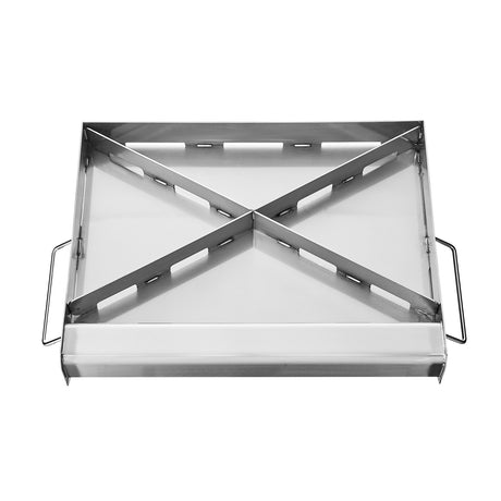 VEVOR Stainless Steel Griddle, 17x13 inch Universal Flat Top Rectangular Plate, Gas Grill Griddle for BBQ Grill, Teppanyaki, Portable Family Cookware with Handle, for Camping Tailgating Party
