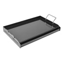 VEVOR Carbon Steel Griddle, 24x16 inch Universal Flat Top Rectangular Plate, Gas Grill Griddle for BBQ Grill, Teppanyaki, Portable Family Cookware with Handle, for Camping Tailgating Party