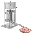VEVOR Manual Sausage Stuffer, 22 LBS / 10 L Vertical Meat Stuffer, Dual-Speed Sausage Casing Meat Filling Machine, Stainless Steel Heavy Duty Filler with 5 Stuffing Tubes, for Commercial & Home Use