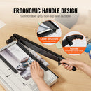 VEVOR Paper Cutter, Guillotine Trimmer, 381 mm Cut Length, 16 Sheets Capacity, Heavy Duty Guillotine Paper Cutter with Guard Rail/Blade Lock for Cardstock/Cardboard, Paper Trimmer for Home Office