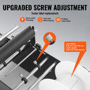 VEVOR Manual Round Labeling Machine, 15-20pcs/min, Bottle Label Applicator for Round Bottles, Adjustable Manual Round Bottle Labeler Suitable for Round Bottle Diameter 20-120 mm (with Pressing Bar)