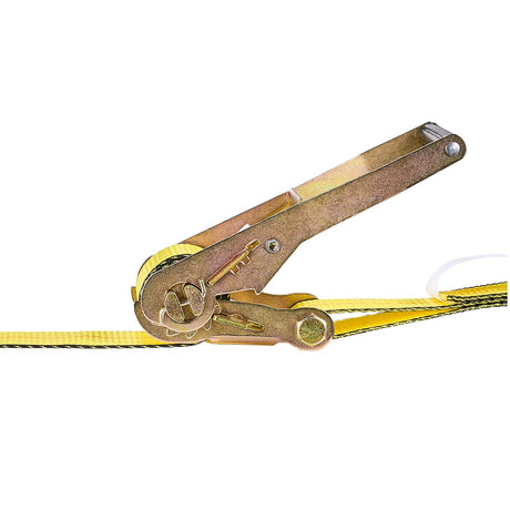 VEVOR Ratchet Straps, 50.8 mm x 9.1 m, Heavy Duty Tie Down Straps with Double J Hook, 4536 kg Break Strength, Tie Down Ratcheting for Moving, Trailers, Motorcycles, Kayaks, Car Roof, 10 Pack