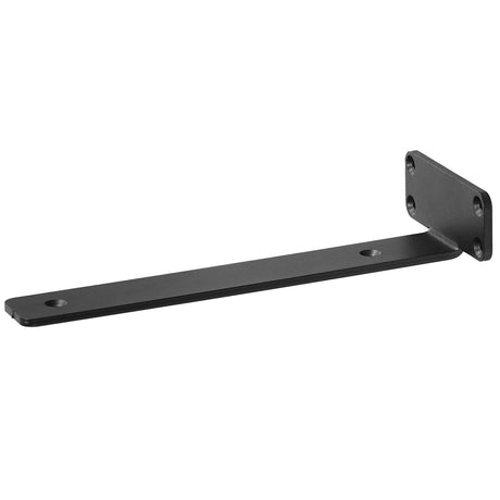 VEVOR Shelf Bracket, 16cmL x 10cmW x 4.5cmH 6 Pcs, Heavy Duty Floating Shelf Brackets, Brackets for Shelves, 5mm Thick Matte Black L Shelf Bracket,Steel Shelving Brackets with 72.6 kg Load Capacity