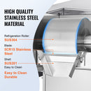 Commercial Snowflake Ice Machine, 397LBS/24H Snowflake Ice Maker, Stainless Steel Ice Shaver Machine, Electric Snow Cone Maker, Liquid Cooling System for Rapid Heat Dissipation, Ice Cream