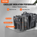 Insulated Food Carrier, 30L Capacity, Stackable Catering Hot Box with Stainless Steel Barrel, Top Load LLDPE Food Warmer with Integral Handles Buckles Stationary Base, for Restaurant Canteen, B