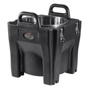 Insulated Food Carrier, 30L Capacity, Stackable Catering Hot Box with Stainless Steel Barrel, Top Load LLDPE Food Warmer with Integral Handles Buckles Stationary Base, for Restaurant Canteen, B