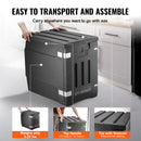Insulated Food Pan Carrier, 90L Hot Box for Catering, LLDPE Food Box Carrier with Double Buckles, Front Loading Food Warmer for Restaurant, Canteen, etc.