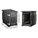 Insulated Food Pan Carrier, 90L Hot Box for Catering, LLDPE Food Box Carrier with Double Buckles, Front Loading Food Warmer for Restaurant, Canteen, etc.