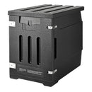 Insulated Food Pan Carrier, 90L Hot Box for Catering, LLDPE Food Box Carrier with Double Buckles, Front Loading Food Warmer for Restaurant, Canteen, etc.