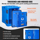 Insulated Food Pan Carrier, 90L Hot Box for Catering, Food Box Carrier with Double Buckles, Front Loading Food Warmer with Handles, Stackable End Loader for Restaurant, Canteen