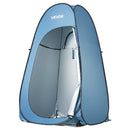 Pop up Shower Tent, Instant Portable Privacy Tent Changing Room with Hanging Bag, Ground Stakes, Ropes, Carry Bag, 190T Polyester with Silver Coating, Quick Setup, for Camping, Beach, Fishing