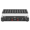 Mini Dutch Pancake Maker, 50PCS 43mm Diameter Dorayaki Baker Machine, 1700W Commercial Electric Poffertjes Grill, Non-stick Stainless Steel, Dual Temp & Time Control, for Home Kitchen Restaurant