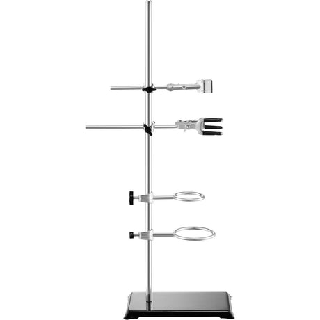 VEVOR Lab Stand Support, Laboratory Retort Support Stand 2 Sets, Steel Lab Stand 23.6