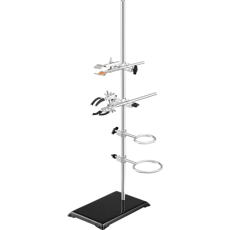 VEVOR Lab Stand Support, Laboratory Retort Support Stand 2 Sets, Steel Lab Stand 23.6