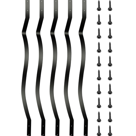 Deck Balusters, 51 Pack Metal Deck Spindles, 32.25\
