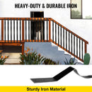 Deck Balusters, 51 Pack Metal Deck Spindles, 32.25\"x1\" Staircase Baluster with Screws, Iron Deck Railing for Wood and Composite Deck, Stylish Baluster for Outdoor Stair Deck Porch