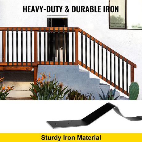 Deck Balusters, 51 Pack Metal Deck Spindles, 32.25\