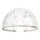 Garden Dome Tent, 3.6 x 2.2 m Outdoor Clear Bubble Tent for 4-7 Person, Weatherproof Geodesic Dome Greenhouse with Window, PVC Igloo Tents for Backyard Patios Camping Party Wedding