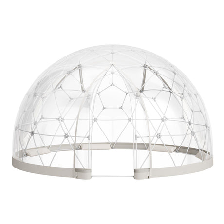 Garden Dome Tent, 3.6 x 2.2 m Outdoor Clear Bubble Tent for 4-7 Person, Weatherproof Geodesic Dome Greenhouse with Window, PVC Igloo Tents for Backyard Patios Camping Party Wedding