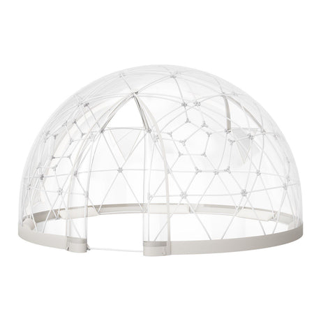 Garden Dome Tent, 3.6 x 2.2 m Outdoor Clear Bubble Tent for 4-7 Person, Weatherproof Geodesic Dome Greenhouse with Window, PVC Igloo Tents for Backyard Patios Camping Party Wedding