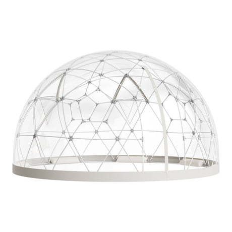 Garden Dome Tent, 3.6 x 2.2 m Outdoor Clear Bubble Tent for 4-7 Person, Weatherproof Geodesic Dome Greenhouse with Window, PVC Igloo Tents for Backyard Patios Camping Party Wedding