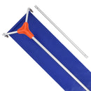 VEVOR Snow Roof Rake, 27cm Aluminum Blade, 1.25-5.24 m Adjustable Roof Snow Scraper with Wheels & Slide, Lightweight Snows Removal Tool for House Rooftop Leaves Debris Clearing