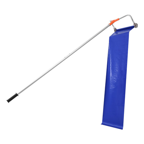 VEVOR Snow Roof Rake, 27cm Aluminum Blade, 1.25-5.24 m Adjustable Roof Snow Scraper with Wheels & Slide, Lightweight Snows Removal Tool for House Rooftop Leaves Debris Clearing