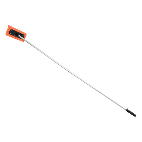 VEVOR Snow Roof Rake, 45cm Foam Blade, 2.25-5.62 m Adjustable Roof Snow Scraper, Extension Tubes & Non-Slip Handle, Lightweight Snows Removal Tool for House Leaves Debris Clearing