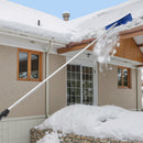 VEVOR Snow Roof Rake, 60cm PP Plastic Blade, 1.18-5.55 m Adjustable Roof Snow Scraper with Wheels, Anti-Slip Handle Snows Removal Tool, Lightweight House Rooftop Rake for Leaves Debris Removal